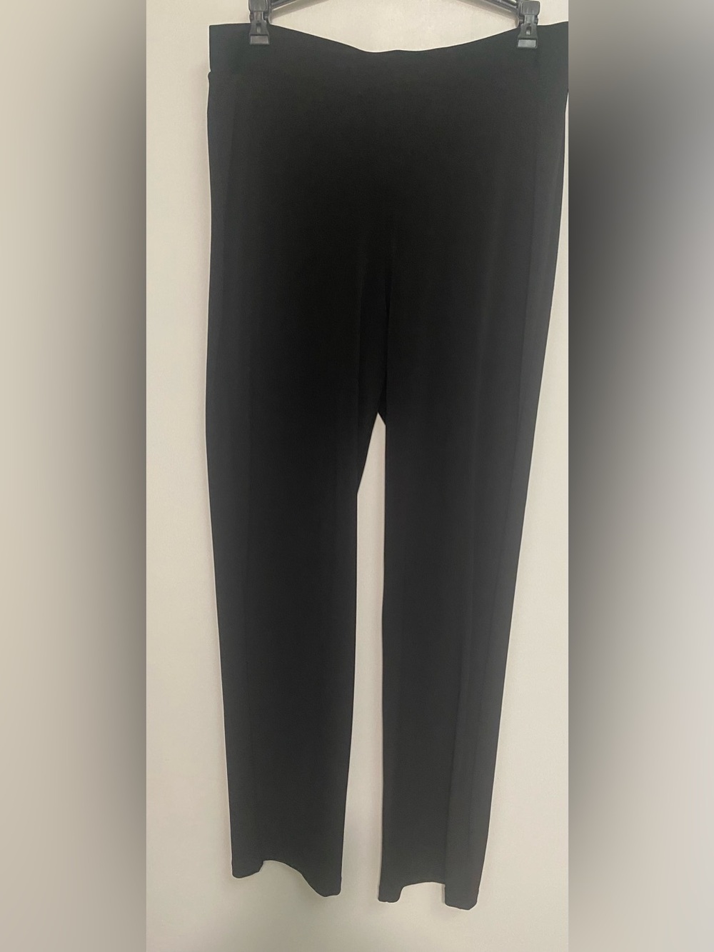 Chicos Travel Elements Black Straight Leg Pants